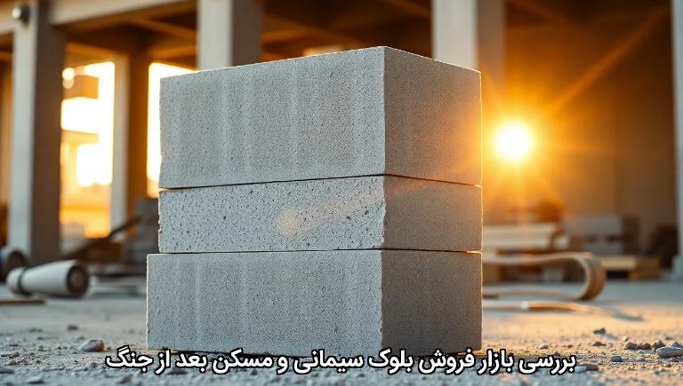 بررسی بازار فروش بلوک سیمانی و مسکن بعد از جنگ